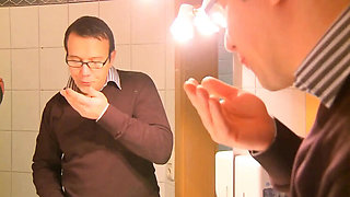 Jasmine Rouge Hot Blonde with Huge Tits Masturbates and Fucks Big Dick Titus Steel