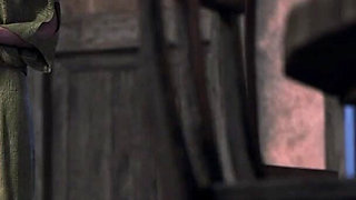 Beautiful Princess in Disguised Fucked and Creampied by a Dirty Bigcock Man