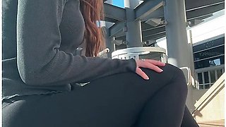 Finding A Spot At The Mall To Cum Hard Public Orgasm Outdoors