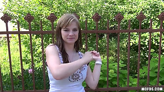 Public Pickups - Euro Babe Charlotte Madison Sucks Cock and Gets Her Titties Fucked