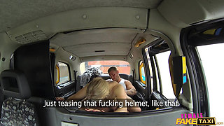 Female Fake Taxi - Busty Tit Wank Makes Stud Cum Hard