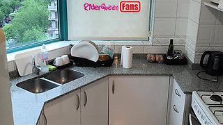 Stepmom in Kitchen - Video for Fans