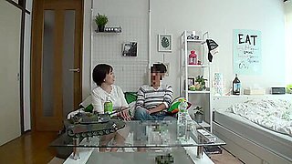 Brunette Asian Mom Pleased Lucky Son With Sensual Sex