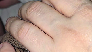 Step mom take step son out by handjob his big sick