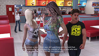 Stepmom Flirt with Cafe Guy While Stepdad with Flight Attended - Naughty Neighbors - E02