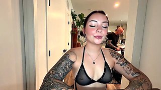 Obedient Huge Ass Brunette Slut First Time Dominated!