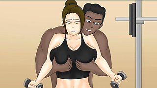 Amy's epic gameplay where her boyfriend has no clue she's a big dick lover