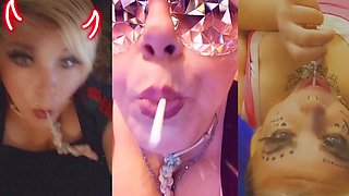 Asherah's naughty tease with her plump curves