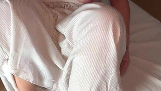 Massage Table Missionary POV Cum on Bush