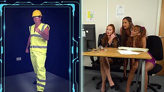 Horny MILFs having fun during foursome - Amber Green & Bluelah