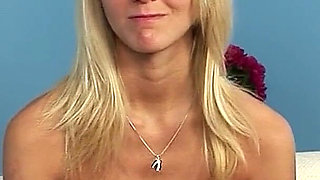 Sexy blonde skinny teen Candy licked and banged by stepdad