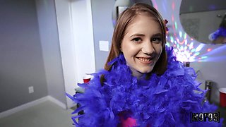 Stunning nymphs exciting threeway video