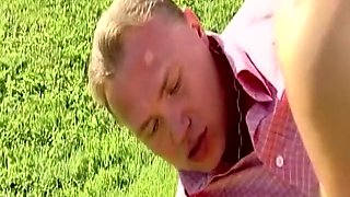 Stepfather Surprises Stepdaughter My Fingering And Fucks Her In The Garden - Holly Sampson, Bob Terminator And Megane Doll