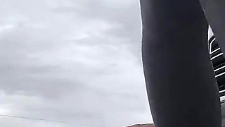 Blowjob Next to Road for People to Watch Public Blowjob at Hotel