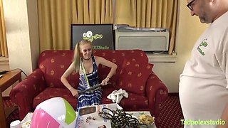 Luna Lips Gangbang, Pregnant Pussy Fucked By Many Horny Hung Cocks!