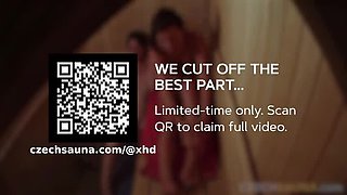 Hot MILF Housewives Turn Slutty in Sauna - Big Tits & Shaved Pussy
