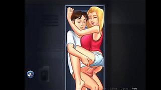 Hot Teen Fucking in a Locker