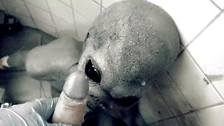 Female alien subjected to relentless pussy banging session
