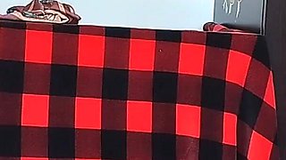 Amateur Wife Tries on Clothes and Cuts Them