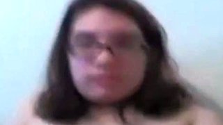 Hairy Amateur Babe Masturbating on Webcam