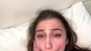 Cute whore adores harsh fuck from behind