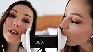Orenda ASMR Twin Mic Licking OnlyFans Video