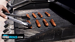 Stepdaughter's Independence Day - Penelope's BBQ Fun Turns into a StepFamily Cock Party