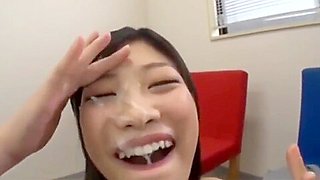 Japanese suck n facial