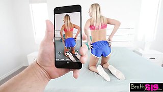 Bratty Sis - blowjob action