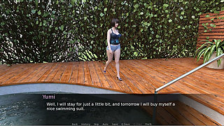 Milftopia - Gameplay - Roleplay - Two MILF Gets Naked at Pool and Get Huge Cock