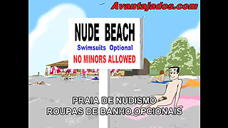 Orgy at the Gay Nude Beach