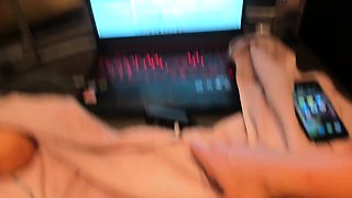 Petite blonde teen knows how to jerk to pleasure a dude