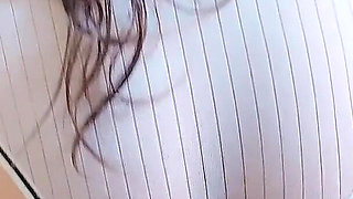 I Rubbed My Ass Against His Cock so Much That I Made Him Shoot a Big Stream of Cum