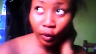 African Amateur's Striptease