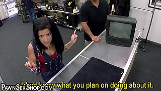 POV nympho bitch enjoys blowing dick while jerking it