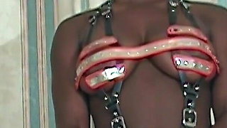 Strong Black Lady Facesits Older Male While Stroking and Sucking Him