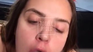 Girl Gives Blowjob at School Costume Party