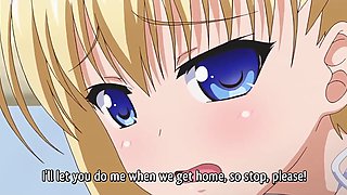 Hentai 'Oni- Hichi', Ep.1: Sexy Buxom Blonde Airi Enjoys Sneaky Sex On the Beach With Her Stepdad