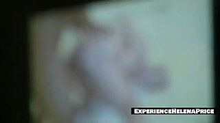 Helena Price Blowjob For Cuckold Husband - Amateur MILF Wife Sucks Small Dick While Watching Her Get Anal Fuck!