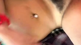 brunette babe with big boobs is so hot