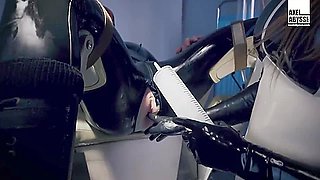 Sits On Gyne Chair For Intense Anal Fisting