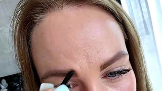 Blonde Babe in Sexy Lingerie Tease