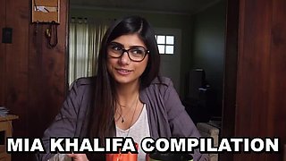 Mia Khalifa Hot Compilation - Busty Lebanese Babe with Big Black Cock