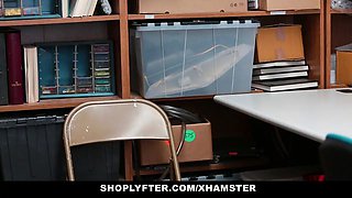 Shoplyfter - frisky young groped and pounded