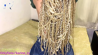 Beautiful Girl Loves Huge Cock , Blowjob , Doggy and Cumshot- Pov (monster