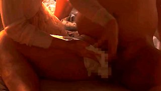 Asian Girl Giving Blowjob Licking Asshole On The Bed