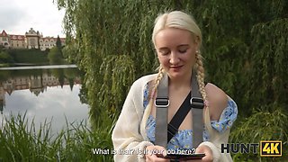 Hunt4k. nice blondie stunner daruma rai was longing a huge cock in her Tight Pussy