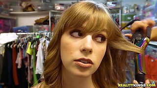 Dolly Leigh's Wild Latina Ride in First-Time Blonde Heat