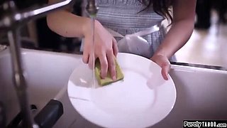 Teen Alison Rey Roughly Facefucked By Mom's Big Cock Boyfriend