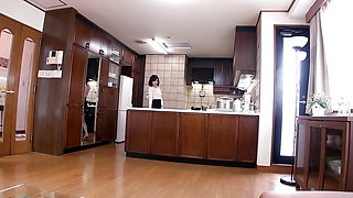 Petite Asian Step-Sister talk to First Time Suck in POV and get cum in Mouth in Japan